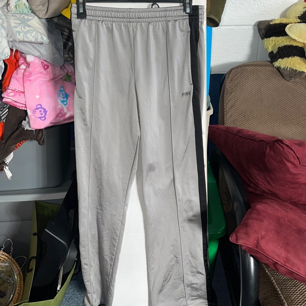 pink straight leg sweatpants